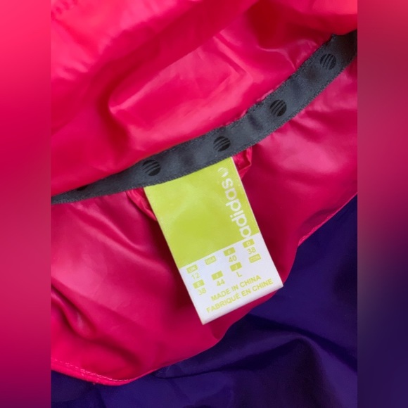 ADIDAS ORIGINAL VINTAGE PUFFER PINK SIZE M/L - Picture 6 of 7